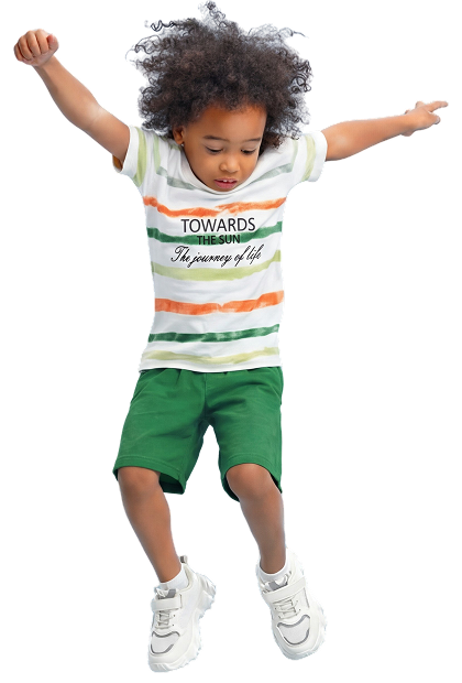 Boy jumping