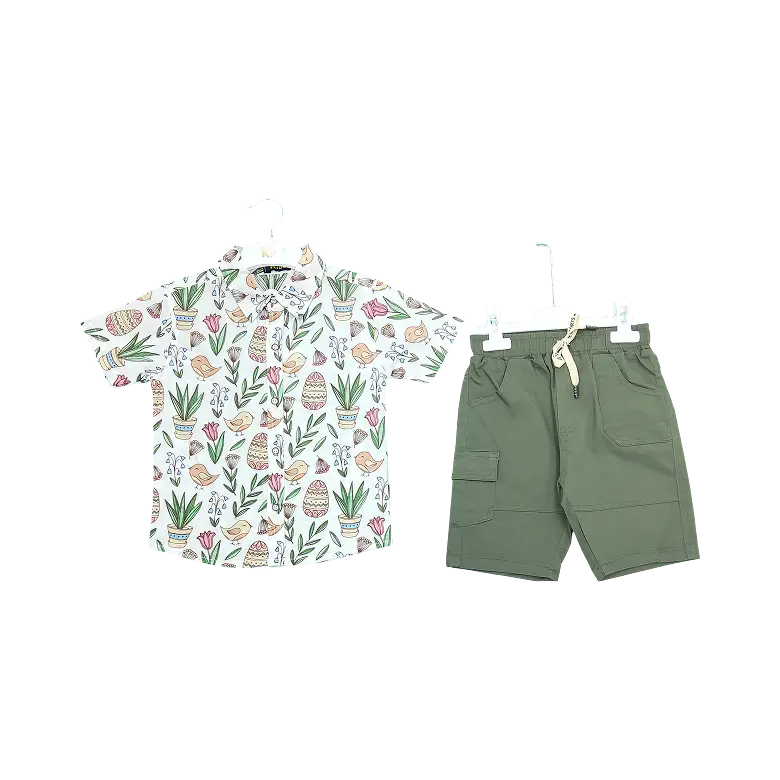 Classic Shirt & Shorts Set