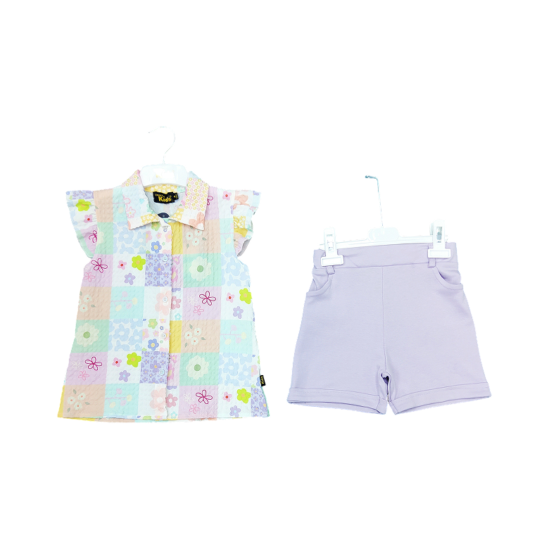 Casual Top & Shorts