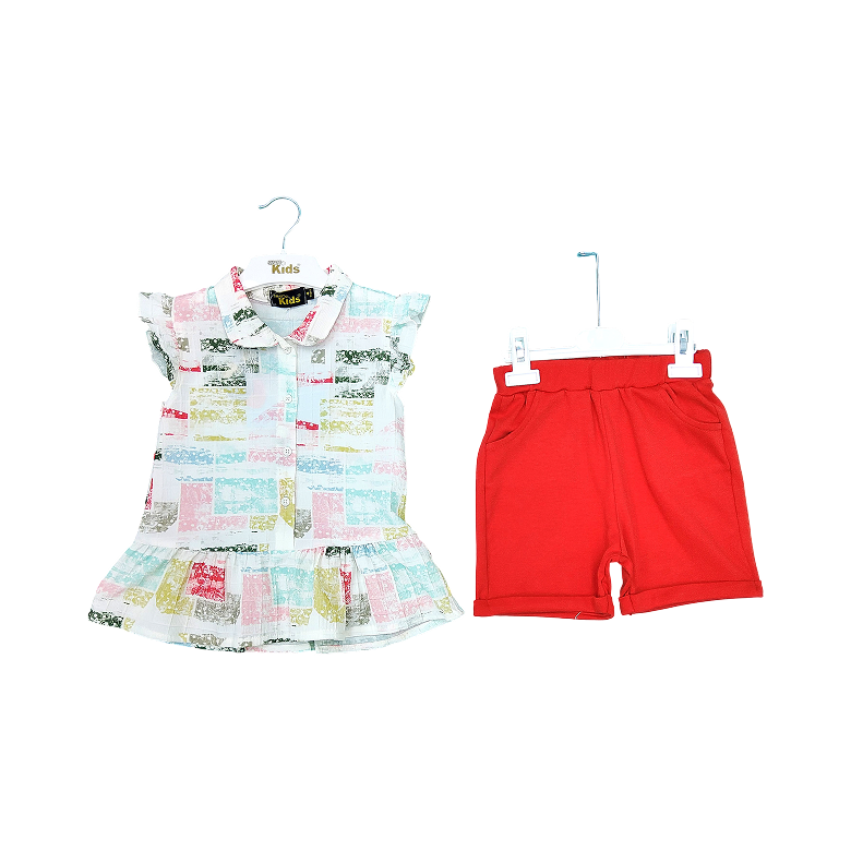 Casual Top & Shorts