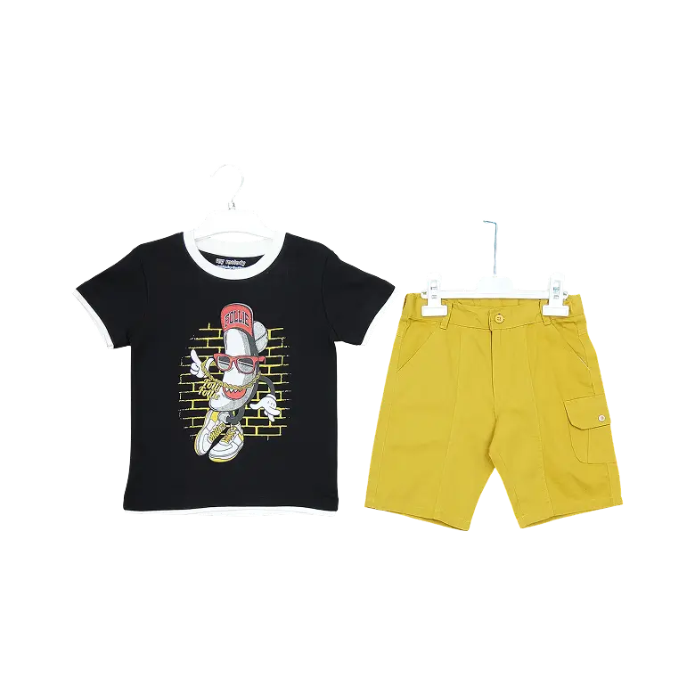 Casual Tshirt & Shorts Set