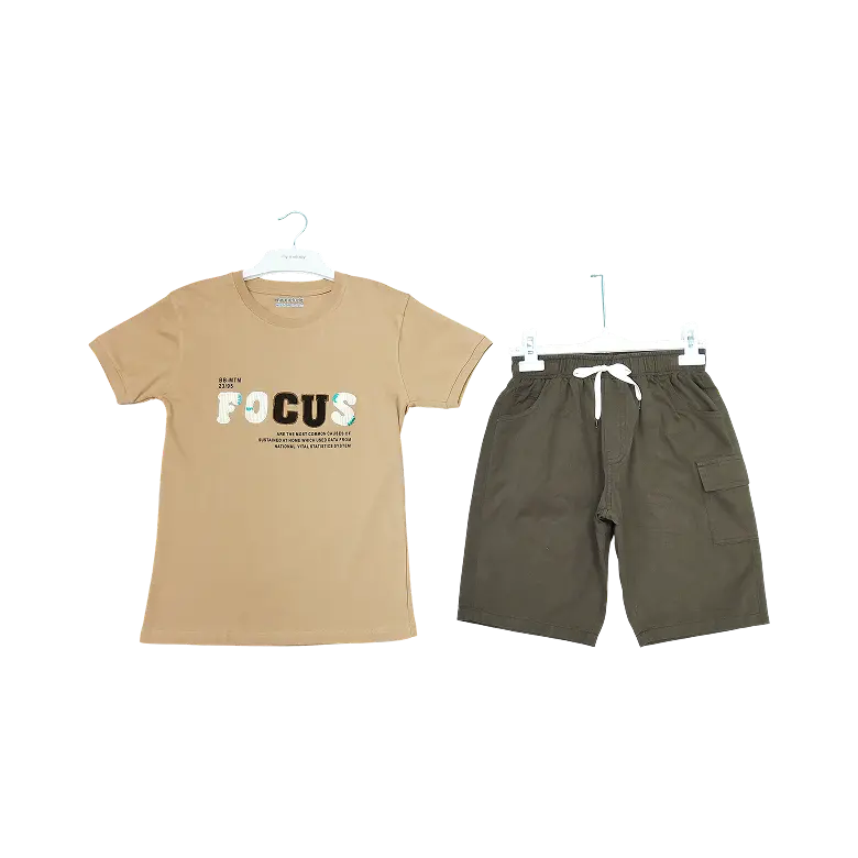 Casual Tshirt & Shorts Set