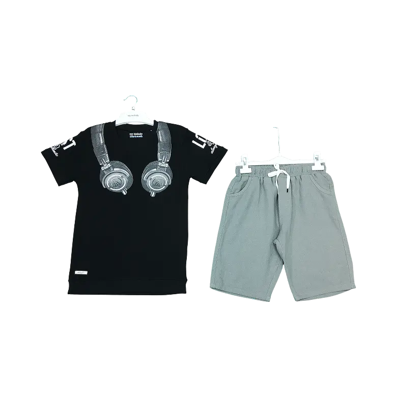 Casual Tshirt & Shorts Set