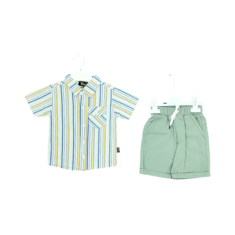 Classic Shirt & Shorts Set