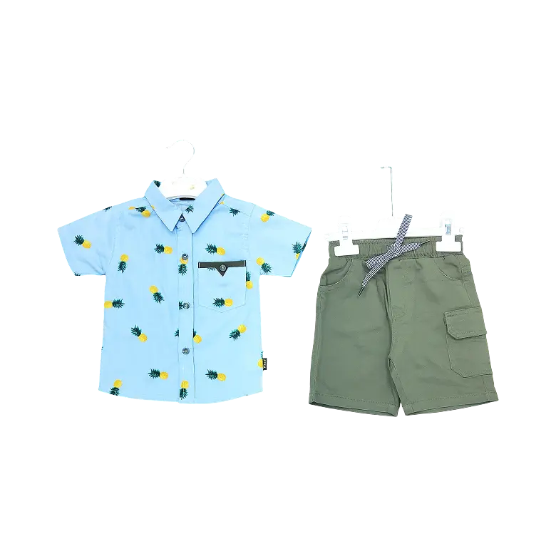 Classic Shirt & Shorts Set