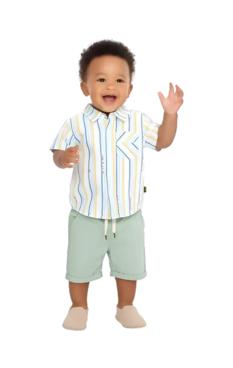 Classic Shirt & Shorts Set