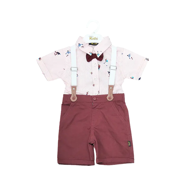 Bowtie & Suspender Set