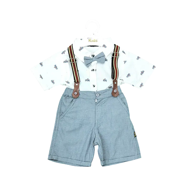 Bowtie & Suspender Set