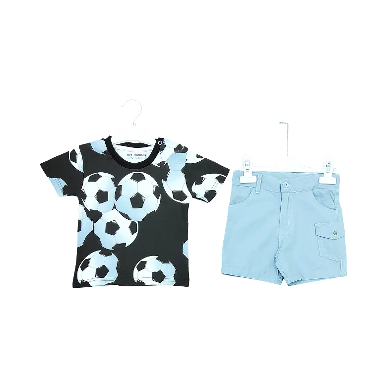 Casual Tshirt & Shorts Set